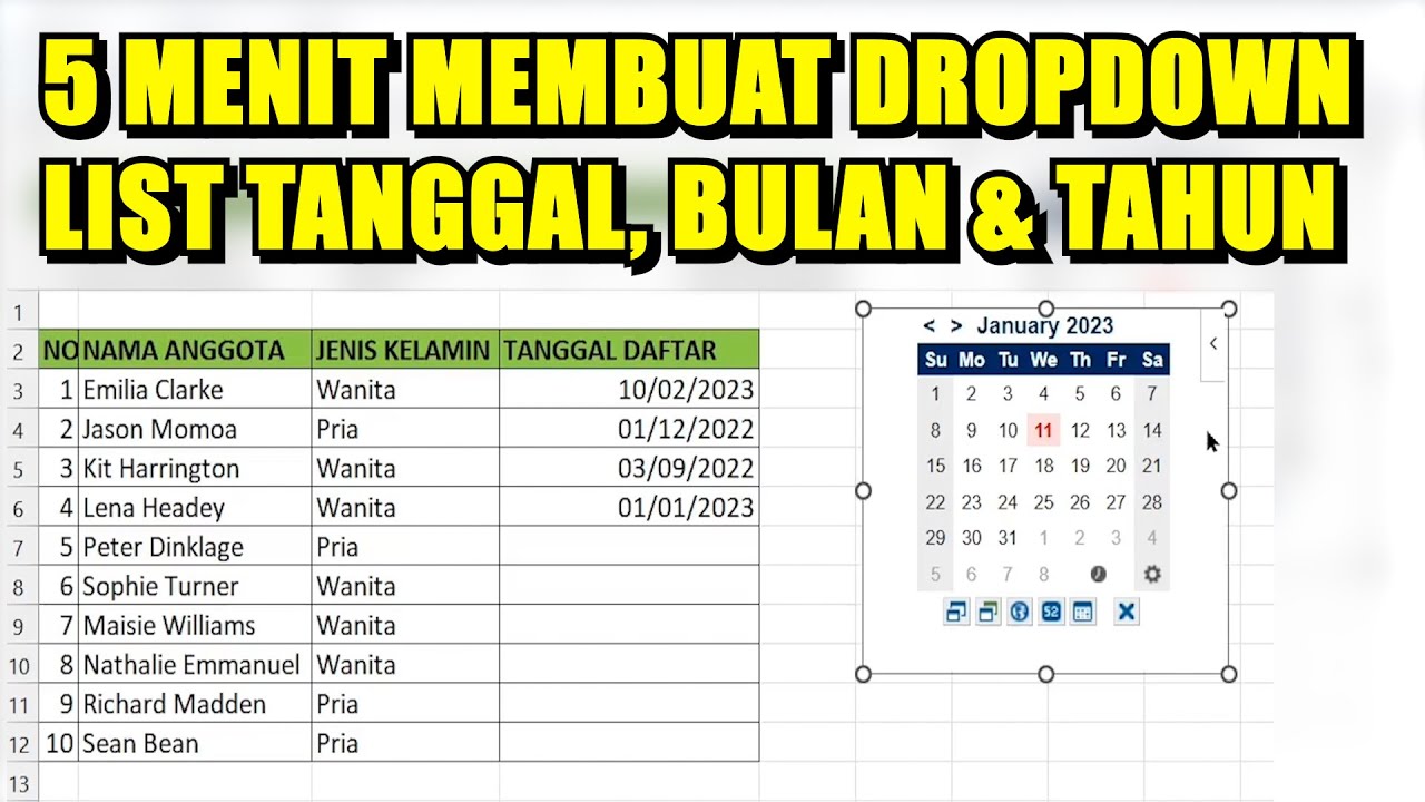 Memformat Angka dan Tanggal di Excel Panduan Lengkap - excelan