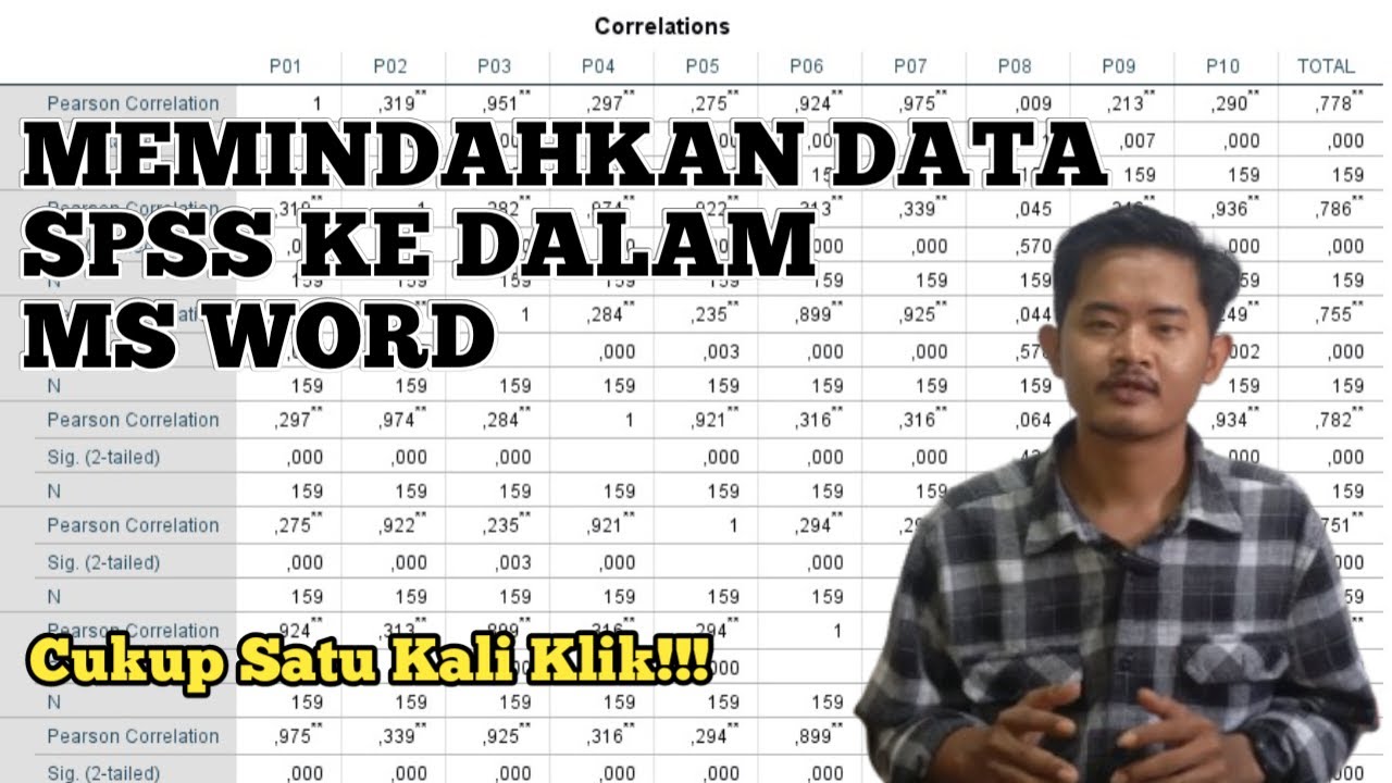 Memindahkan Data SPSS Ke MS Word spss - YouTube Memindahkan Data SPSS Ke MS Word spss - YouTube