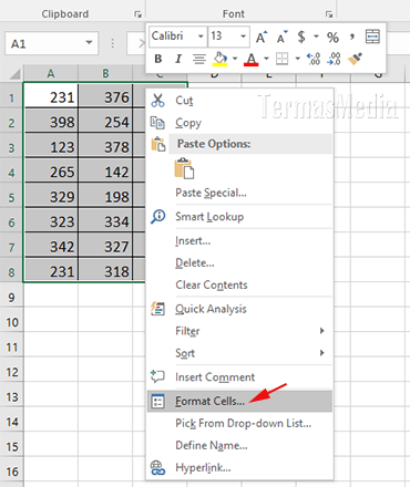 Mengkonversi Atau Mengubah Data Angka Menjadi Teks Di Microsoft Excel