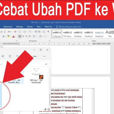 cara mengubah data pdf ke microsoft word