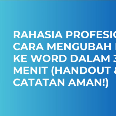 5 Aplikasi Pengubah Mengubah PPT ke Word Gratis yang Wajib Kamu Coba di 2026