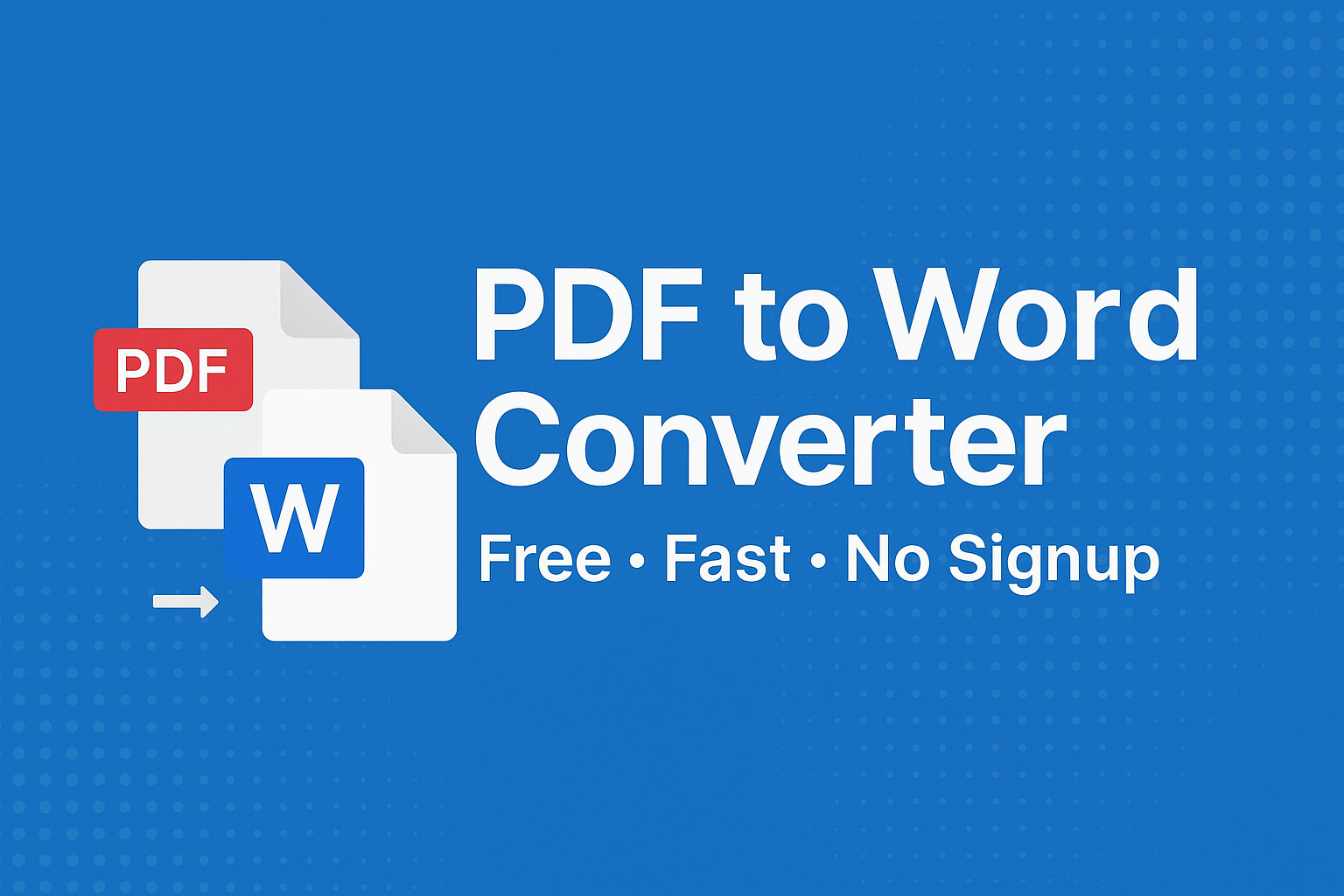 Free PDF to Word Converter Online Fast Accurate PDF2Word