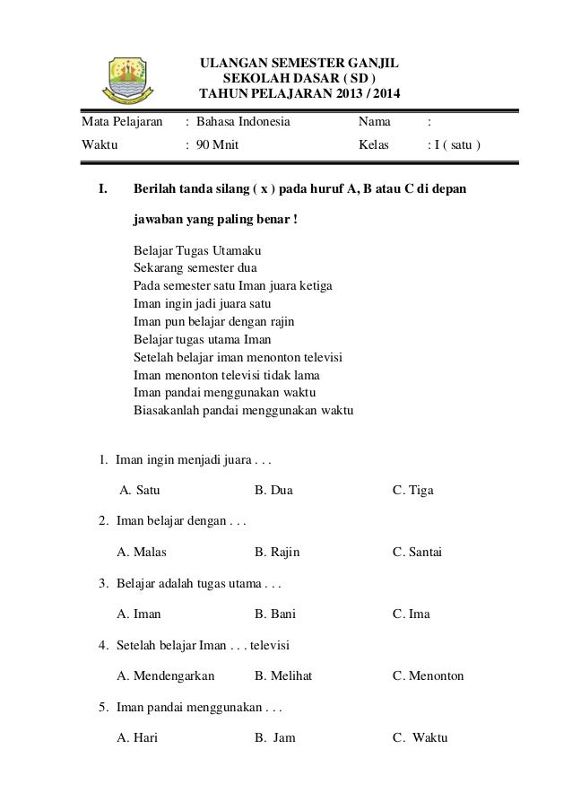 Rahasia Terungkap Kumpulan Soal Bahasa Indonesia Semester 1 Kelas 10 Bab 3 yang Wajib Kamu Kuasai