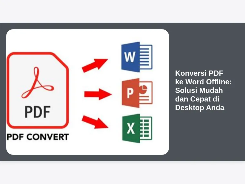 Ternyata Aplikasi Pengubah PDF ke Word Offline Rar Ini Bisa Pakai AI