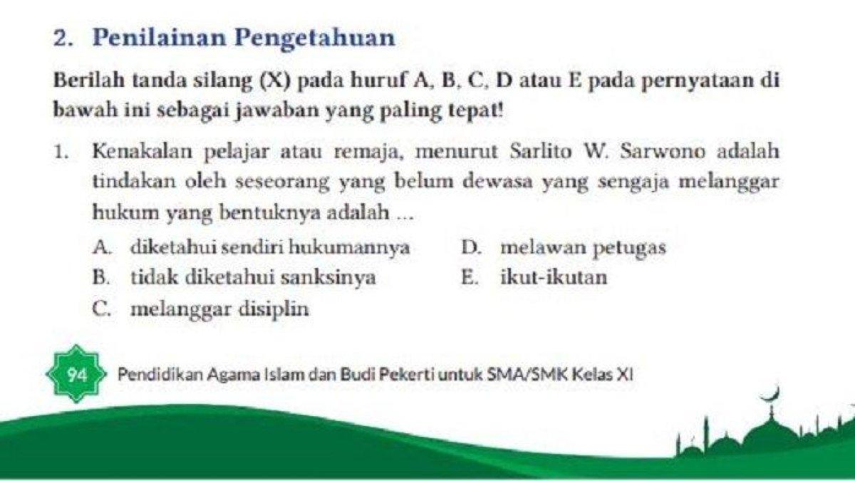 Kumpulan Soal Bab 3 Agama Islam Kelas 11 yang Sering Muncul di Ujian, Wajib Kamu Pelajari Sebelum Terlambat