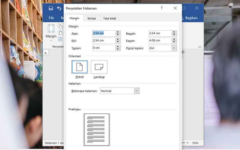 Rahasia Cepat! Cara mengubah kertas tanoilan potrait menjadi landscape ms word dalam 2 menit