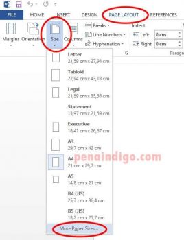 Rahasia cara mengubah kertas HVS di MS Word sebelum cetak jadwal dan klasemen Liga 1