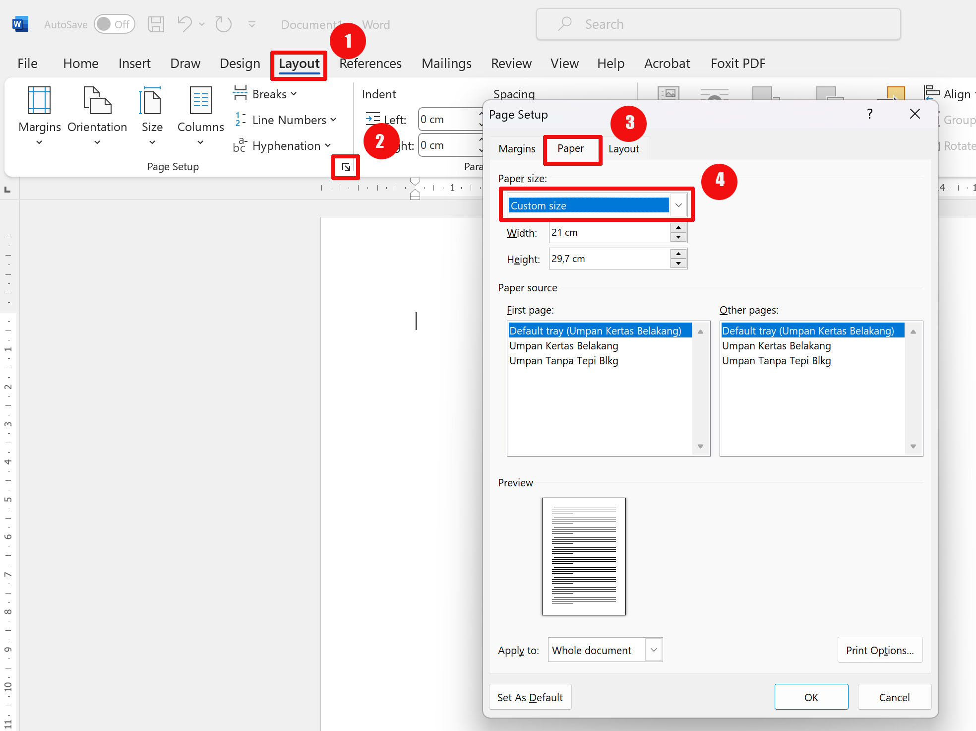 Rahasia Cepat Cara Mengubah Kertas yang Kecil Jadi Besar di Microsoft Word yang Wajib Tahu