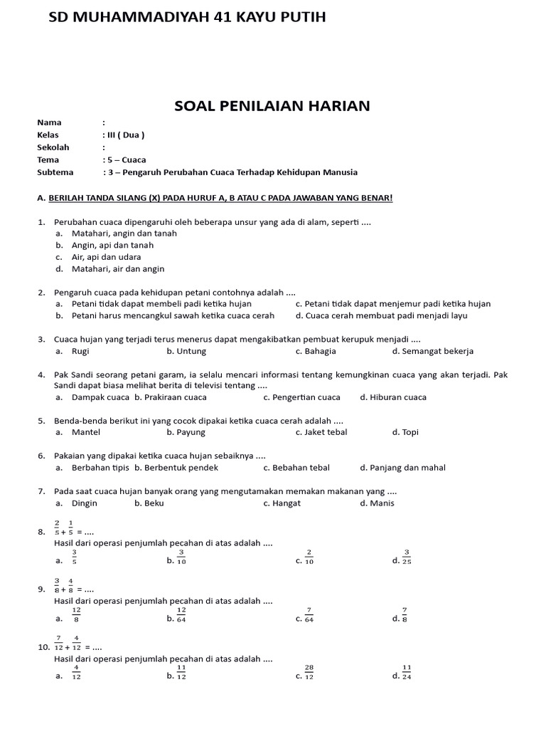 Rahasia Nilai Sempurna Kerjakan Soal PPKN Tema 5 Kelas 3 SD Sub Tema 3 Ini Ternyata Mudah Rahasia Nilai Sempurna Kerjakan Soal PPKN Tema 5 Kelas 3 SD Sub Tema 3 Ini Ternyata Mudah
