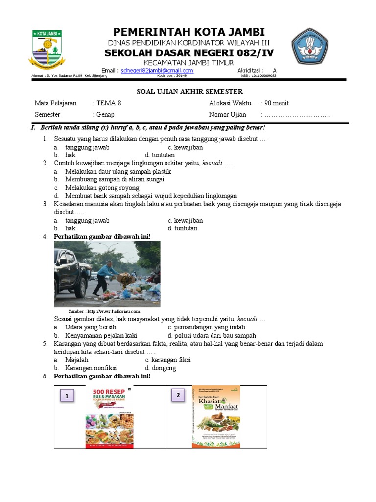 Rahasia Skor Sempurna Kerjakan Soal PPKn Tema 8 Kelas 6 K13 KD 3.2 yang Wajib Tahu