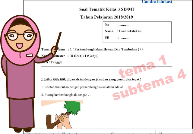 Rahasia Skor Sempurna Kerjakan Soal Tematik Kelas 3 Tema 1 Kurikulum 2013 Terbaru Rahasia Skor Sempurna Kerjakan Soal Tematik Kelas 3 Tema 1 Kurikulum 2013 Terbaru
