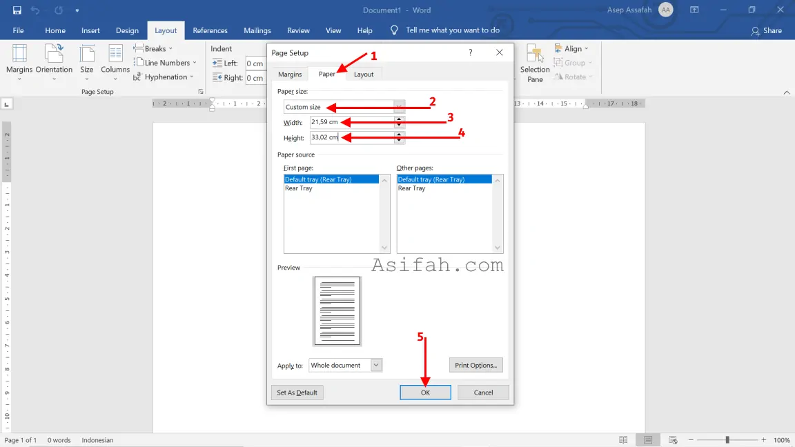 Ternyata Mudah! Begini Cara Mengubah Kertas Panjang di Word Agar Dokumen Rapi